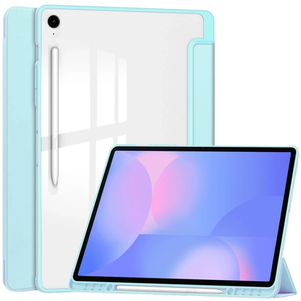Bizon Case Tab Clear Matt Samsung Galaxy Tab S10 FE+ Plus blue - 1