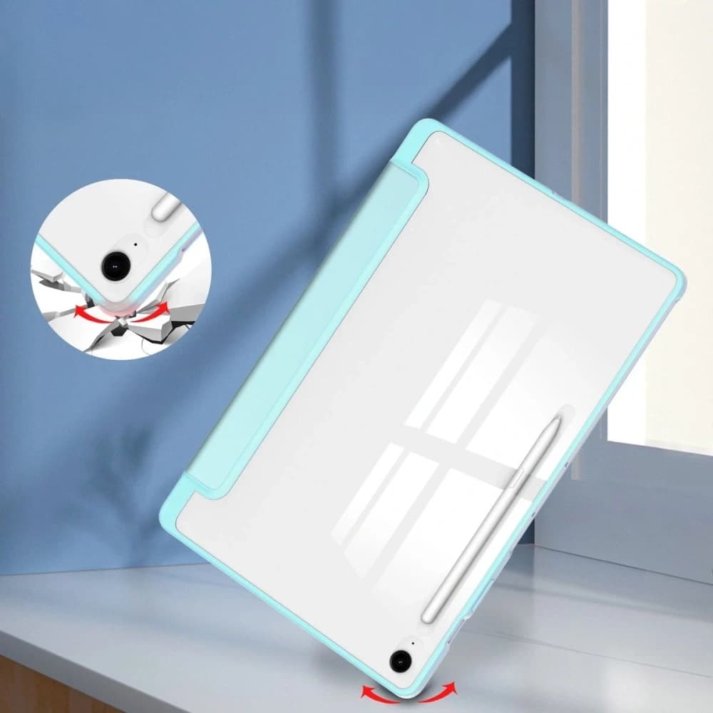 Bizon Case Tab Clear Matt Samsung Galaxy Tab S10 FE+ Plus blue - 6