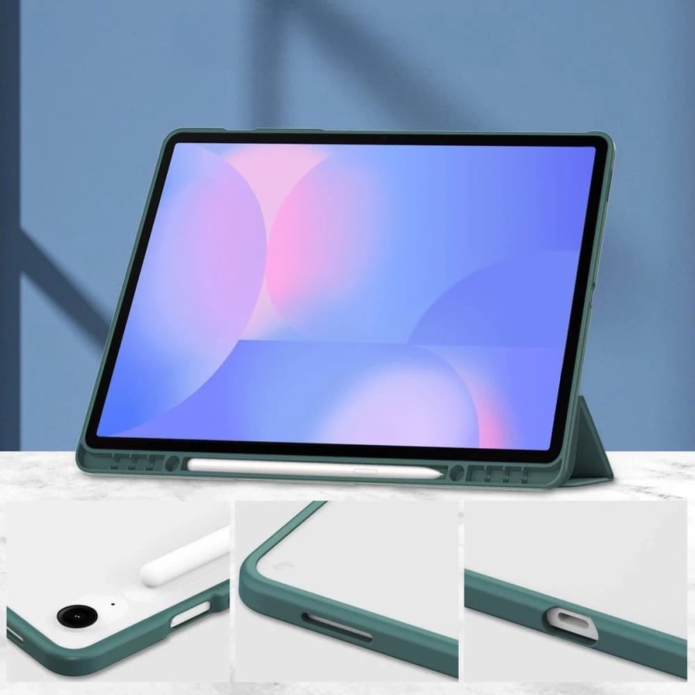 Bizon Case Tab Clear Matt Samsung Galaxy Tab S10 FE+ Plus dark green - 3