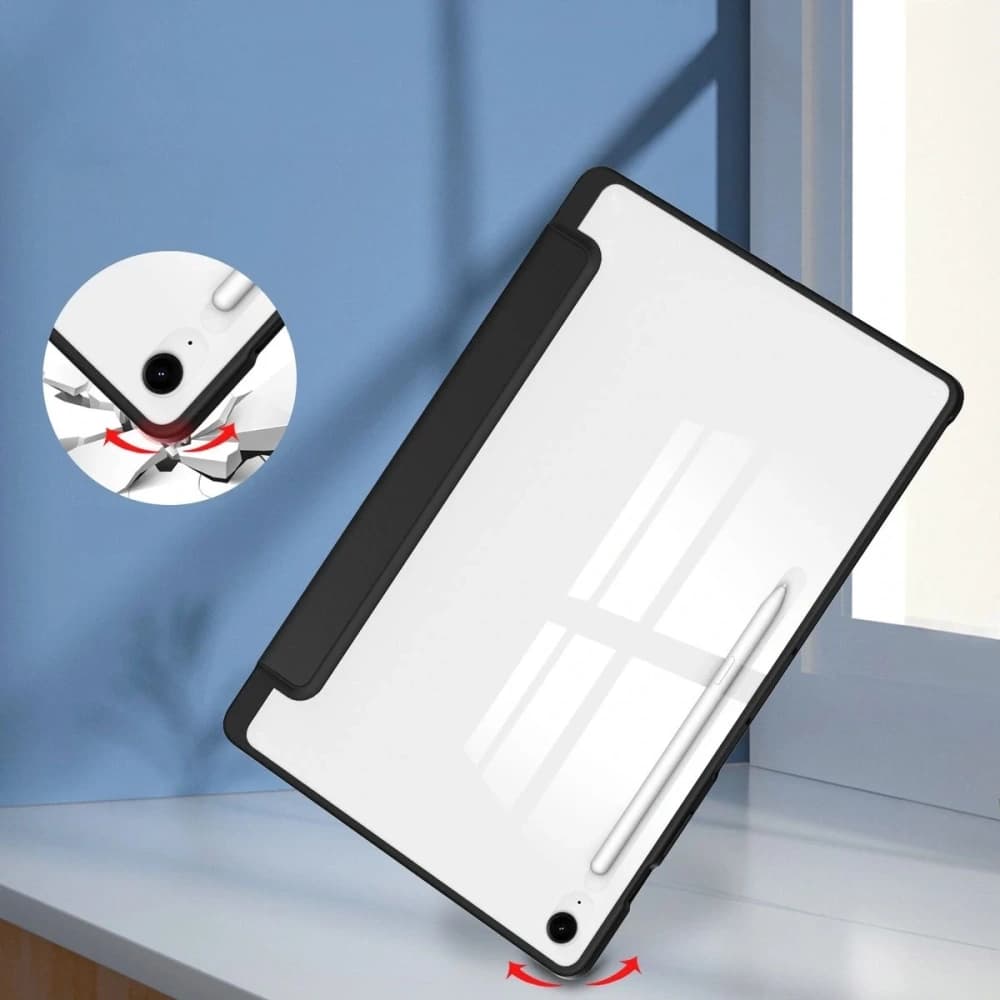 Bizon Case Tab Clear Matt Samsung Galaxy Tab S10 FE+ Plus black - 6