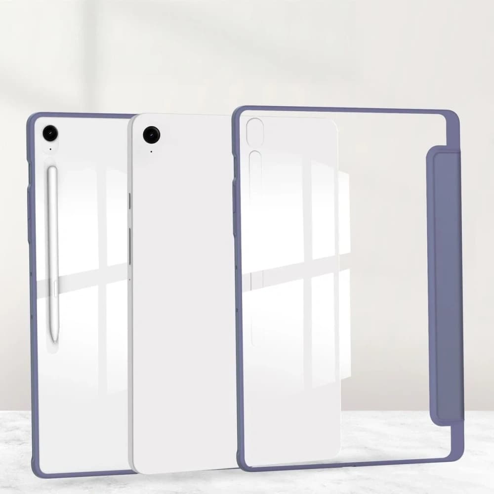 Bizon Case Tab Clear Matt Samsung Galaxy Tab S10 FE+ Plus Lavendel - 7