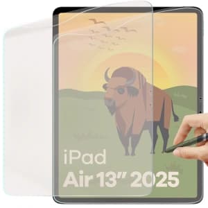 Folia matowa Bizon Glass Tab Film Sun do Apple iPad Air 13" 2024 / 13" 2025 [2 PACK]