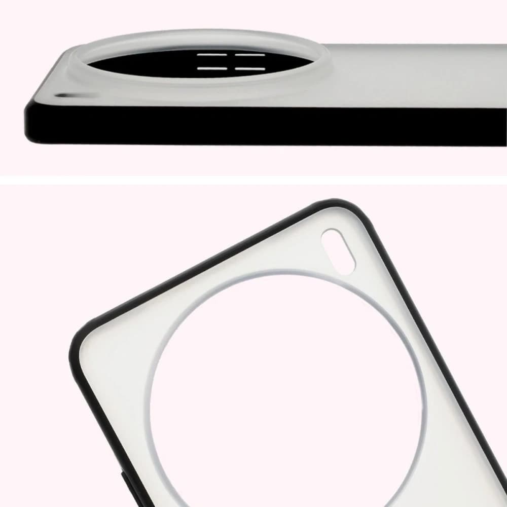 Bizon Case Angelo Vivo X200 Pro smoked with a black frame - 3