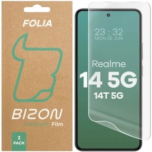 Bizon Glass Hydrogel Front Realme 14 5G / 14T 5G [2 PACK]