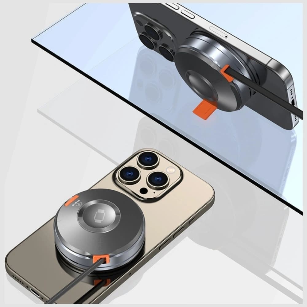 AWEI W27 15W 3-in-1 Induction Charger MagSafe for phone, watch with USB-C Fast Charging cable black - 2