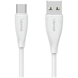 USAMS Green Series SJ714 USB-A / USB-C Kabel 18W 3A 1m weiß