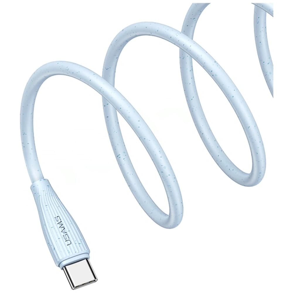 USAMS Green Series SJ714 USB-A / USB-C Kabel 18W 3A 1m weiß - 2