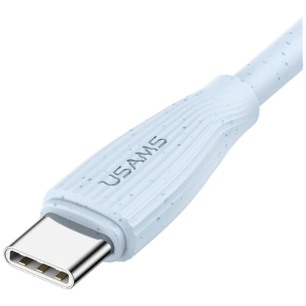 USAMS Green Series SJ714 USB-A / USB-C Kabel 18W 3A 1m weiß - 3