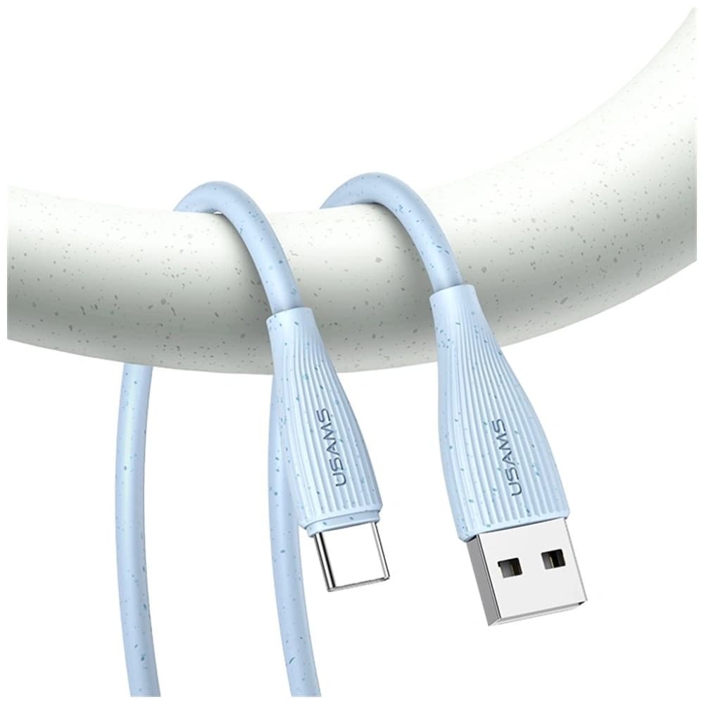 USAMS Green Series SJ714 USB-A / USB-C Kabel 18W 3A 1m weiß - 4