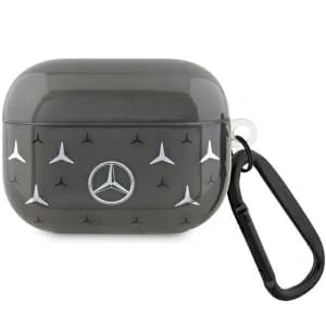 Etui Mercedes MEAP8DPMGS Apple AirPods Pro Large Star Pattern cover czarny