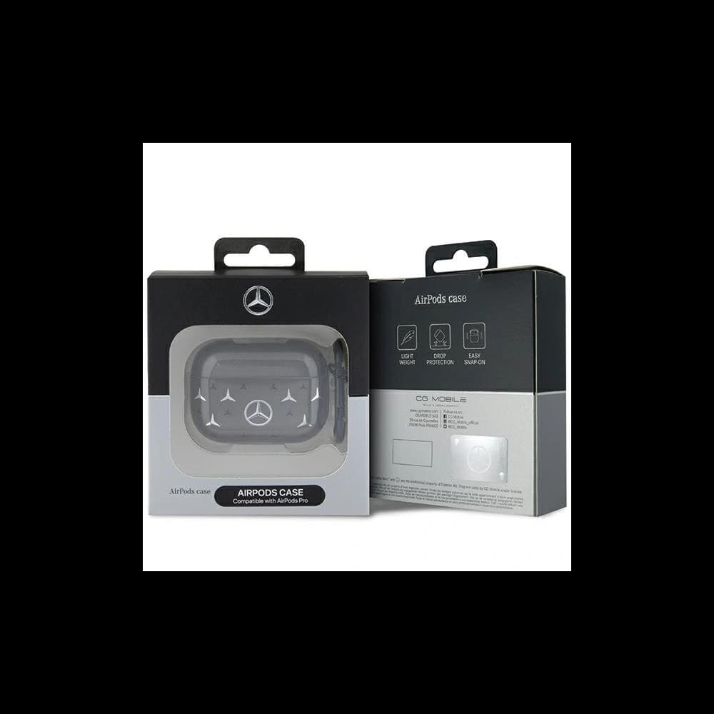 Etui Mercedes MEAP8DPMGS Apple AirPods Pro Large Star Pattern cover czarny - 3