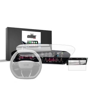 Ceramic GrizzGlass CarDisplay Protection Audi Q6 e-tron (2024-2025) Grizz [2in1]