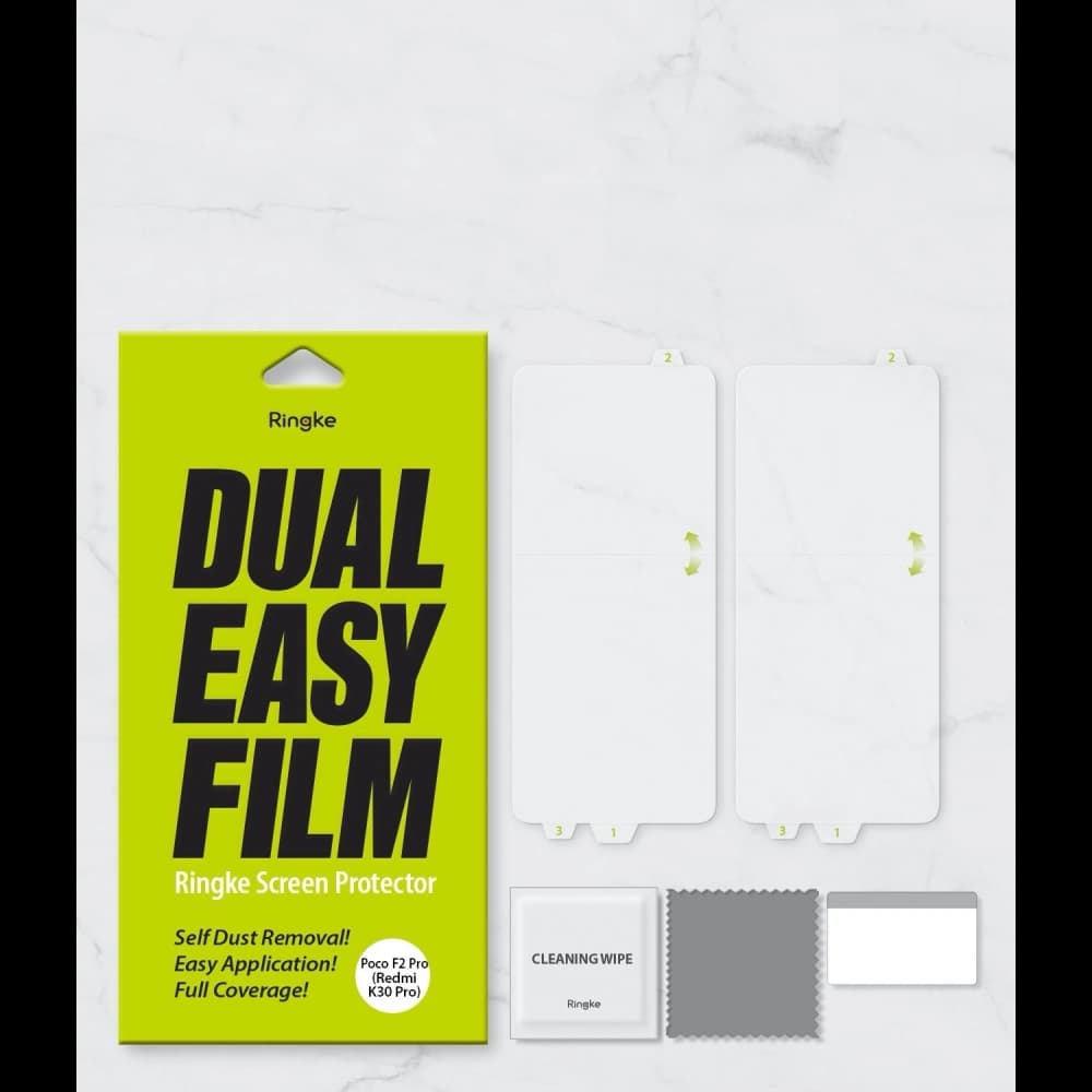 Ringke Dual Easy Full Cover Pocophone F2 Pro/Redmi K30 Pro [2 PACK] - 9