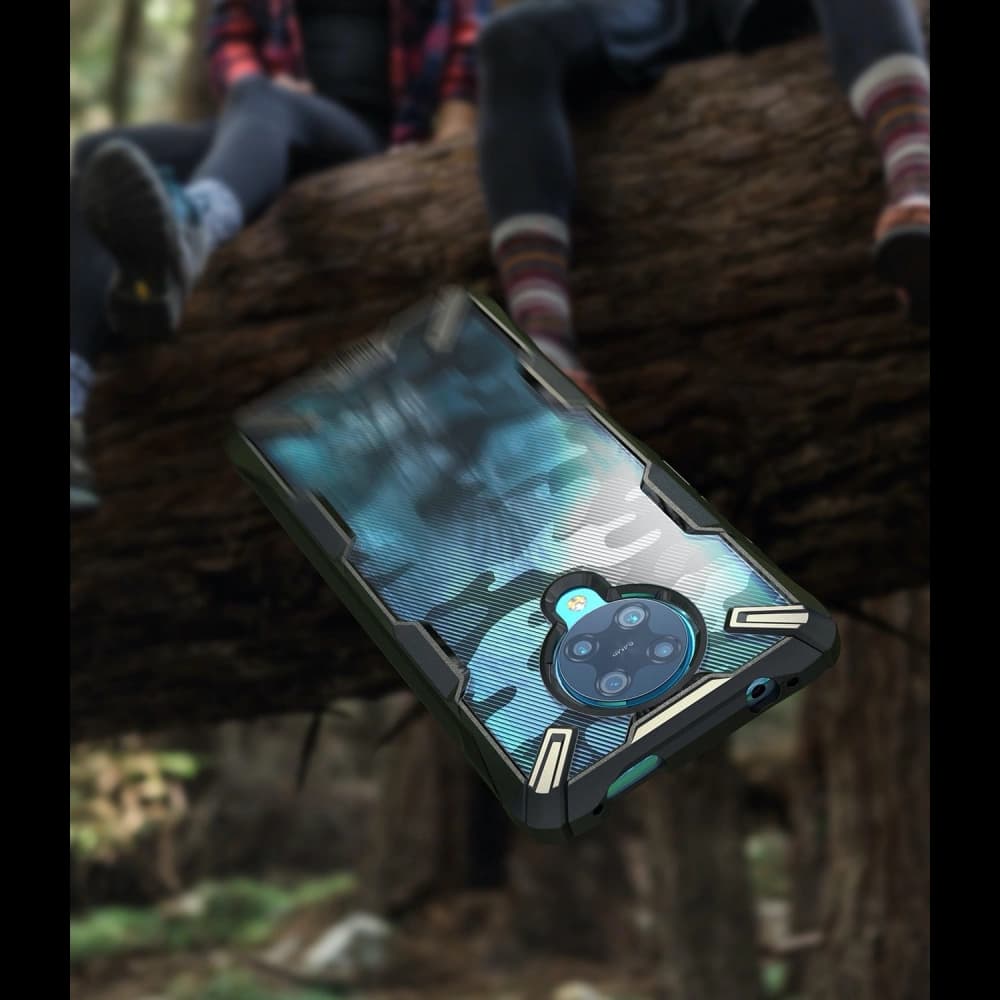 Ringke Fusion-X Pocophone F2 Pro/Redmi K30 Pro Camo (Moro) Black - 6