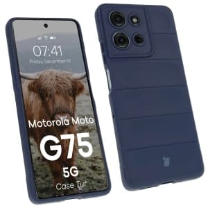 Bizon Case Tur Motorola Moto G75 5G marineblau