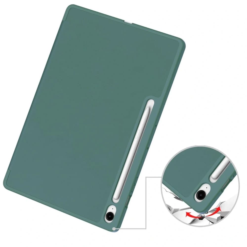 Bizon Case Tab Lizard Samsung Galaxy Tab S10 FE+ Plus dunkelgrün - 3