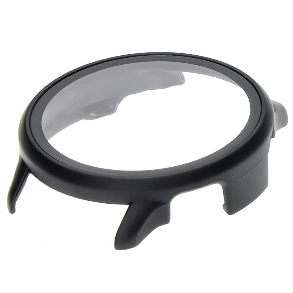 Bizon Case+Glass Uhr Garmin Vivoactive 6 matt schwarz - 6