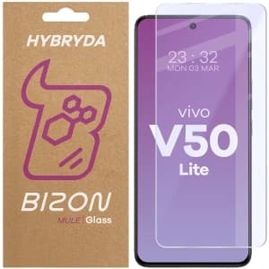 Elastyczne szkło hybrydowe Bizon Glass Mule do Vivo V50 Lite 4G / 5G