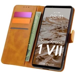 Bizon Case Pocket Xperia 1 VII brown