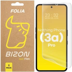 Bizon Glass Film Sun Nothing Phone (3a) Pro [2 PACK]