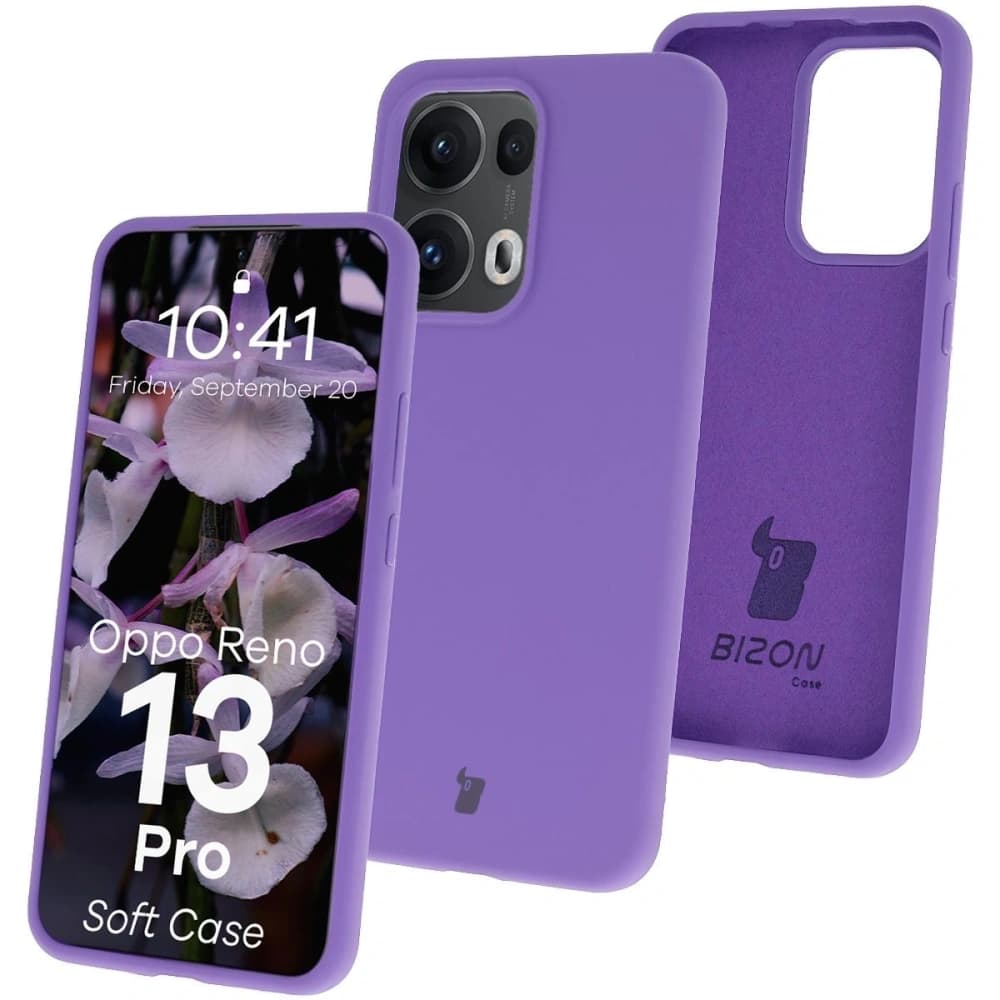 Bizon Soft Case Oppo Reno13 Pro purple - 1