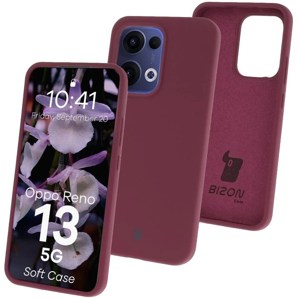 Bizon Soft Case Oppo Reno13 dark purple - 1