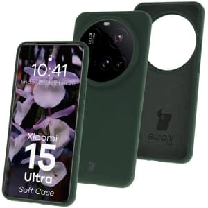 Bizon Soft Case Xiaomi 15 Ultra dark green