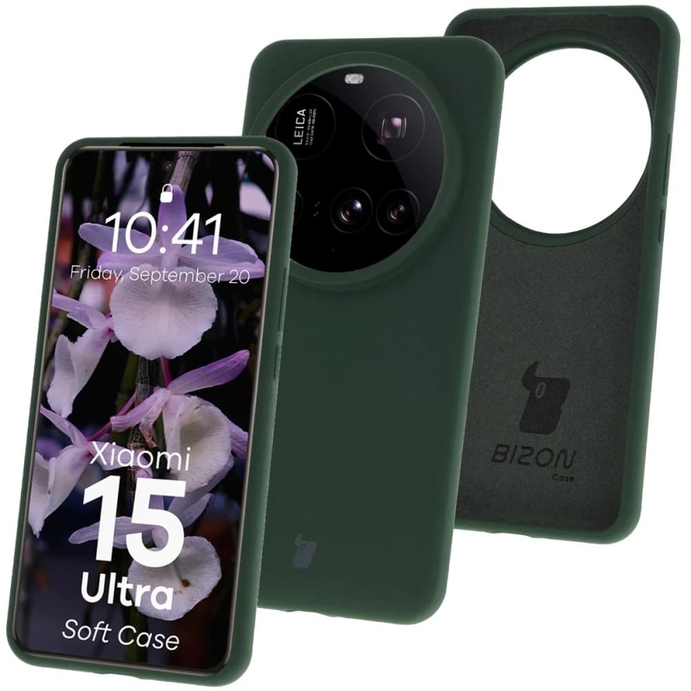 Bizon Soft Case Xiaomi 15 Ultra dark green - 1