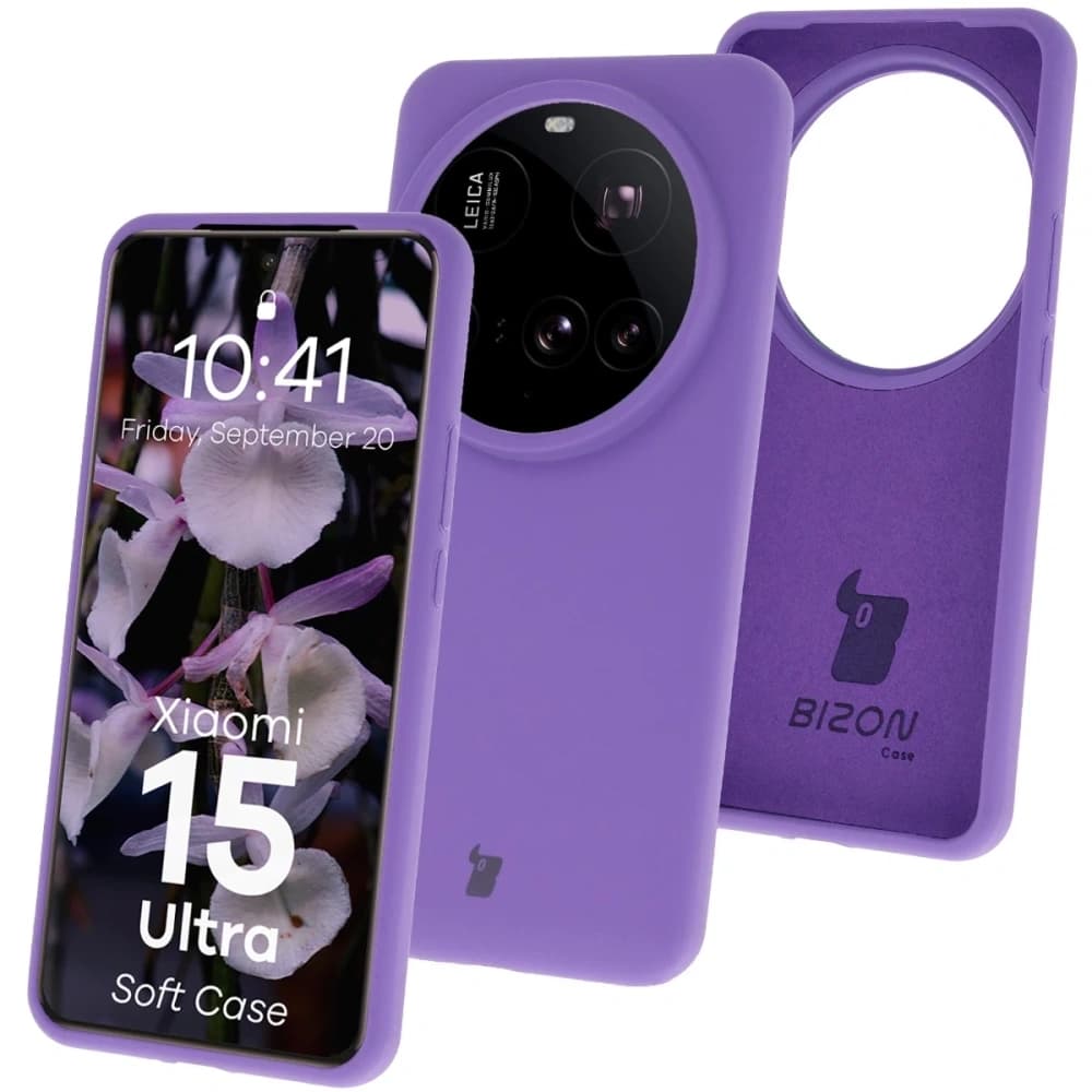 Bizon Soft Case Xiaomi 15 Ultra lila - 1