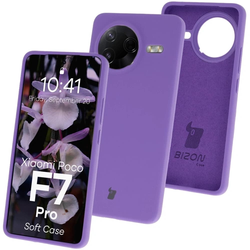 Bizon Soft Case Xiaomi POCO F7 Pro lila - 1