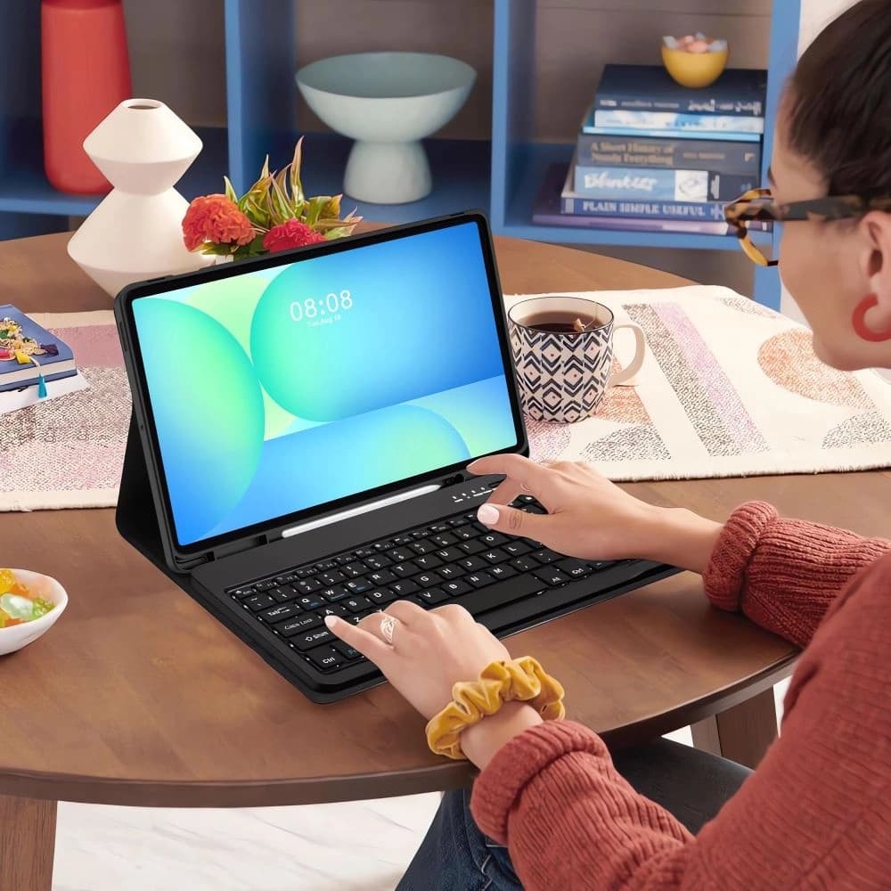 Tech-Protect SmartCase Pen + Keyboard Samsung Galaxy Tab S10 FE+ Plus 13.1 X620 / X626b Black - 9