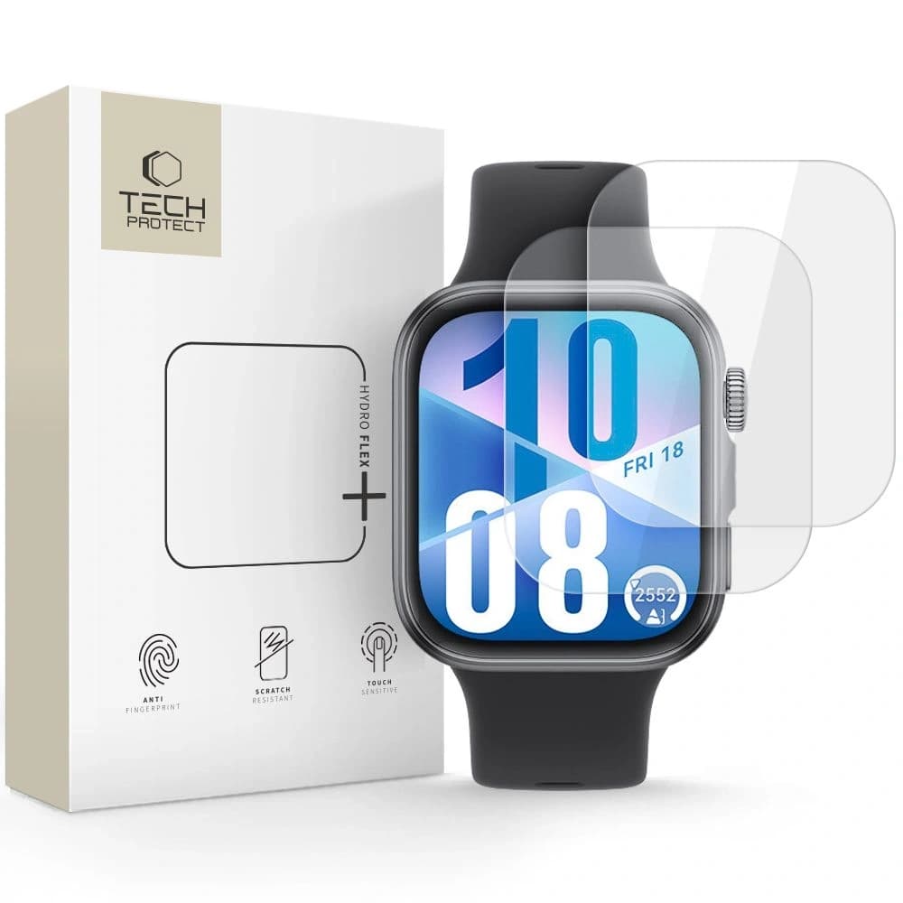 Tech-Protect Hydro Flex+ Huawei Watch Fit 3 / 4 Clear [2 PACK] - 1
