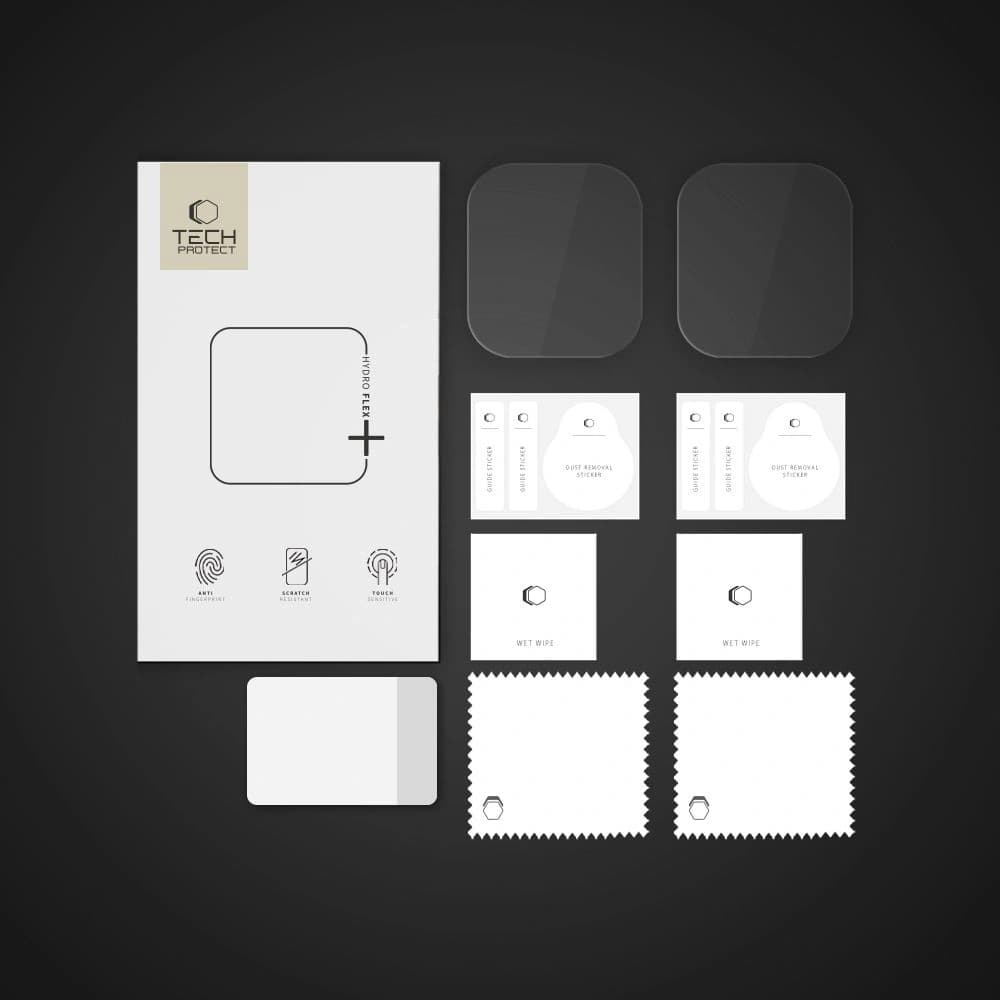 Tech-Protect Hydro Flex+ Huawei Watch Fit 3 / 4 Clear [2 PACK] - 4