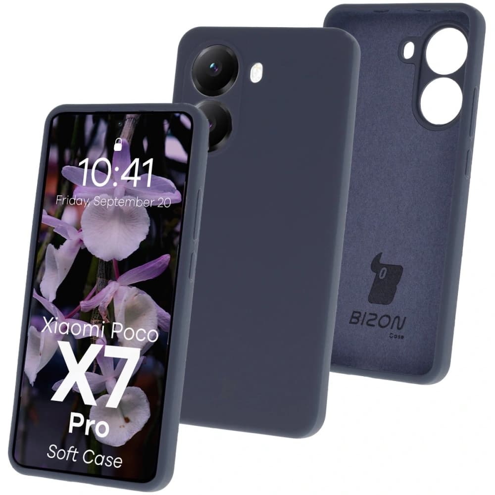 Bizon Soft Case Xiaomi POCO X7 Pro dark blue - 1