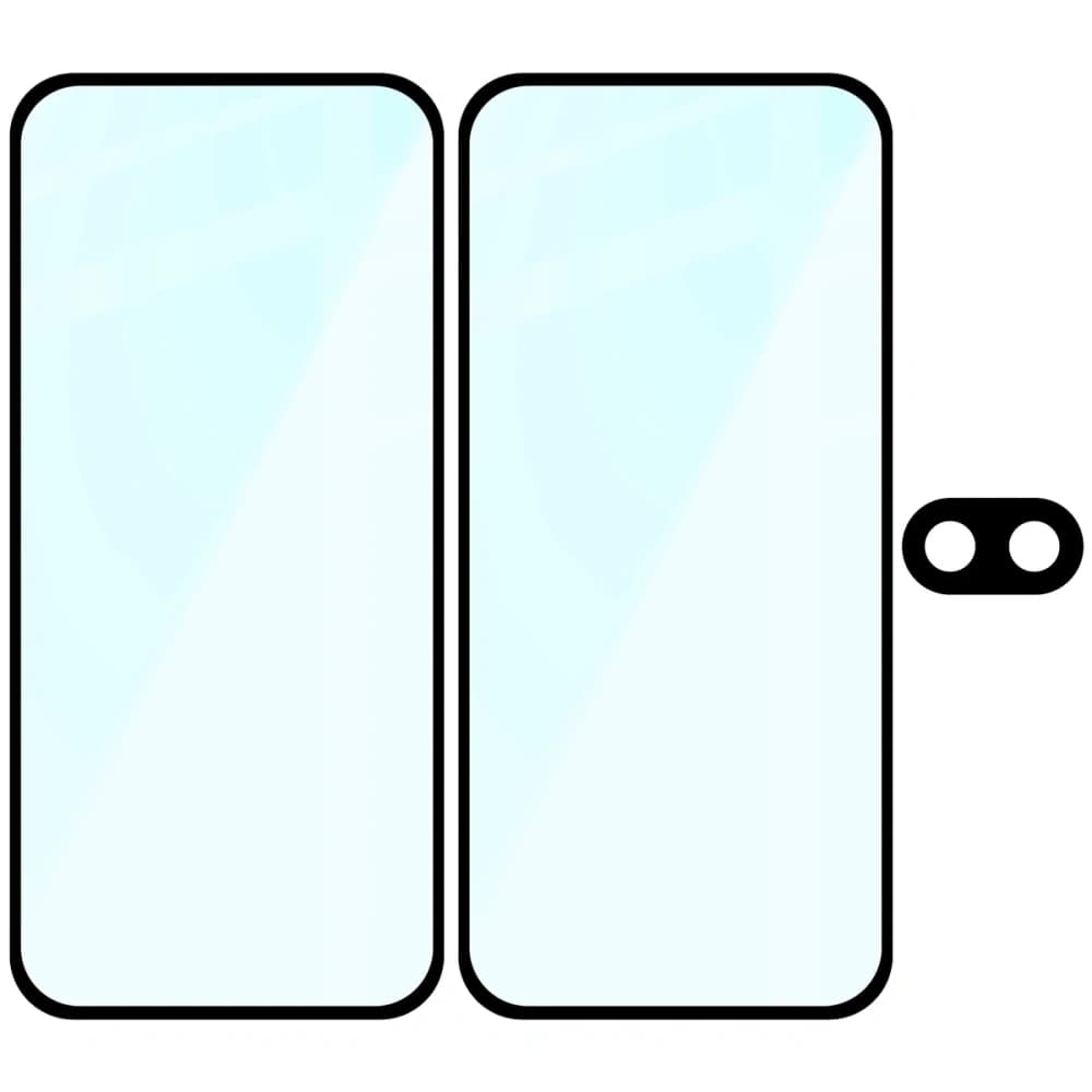 Bizon Edge 2 Pack 2x gehärtetes Glas + Linsenschutz Pixel 9a - 6