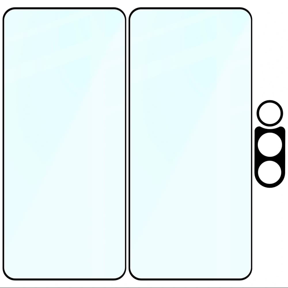 Bizon Edge 2 Pack 2x tempered glass + lens protection Vivo V50 Lite 4G / 5G - 6