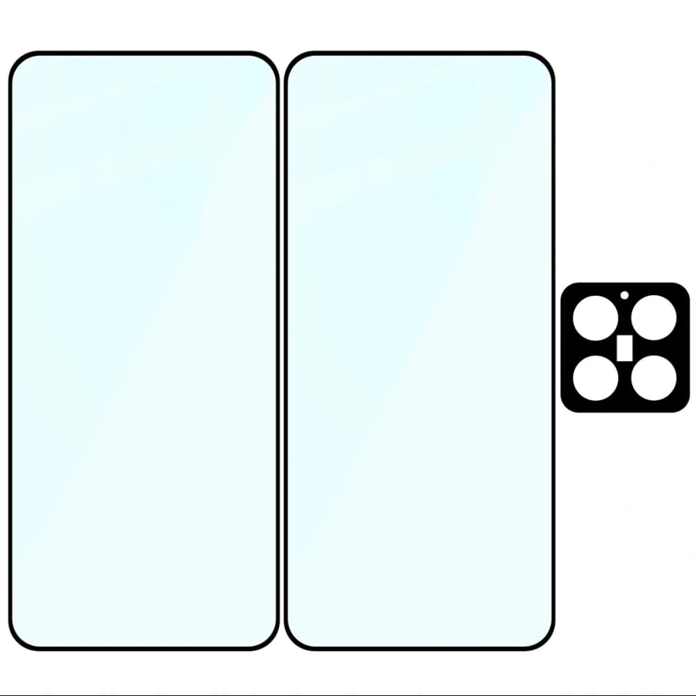 Bizon Edge 2 Pack 2x gehärtetes Glas + Linsenschutz für Xiaomi 15 - 6