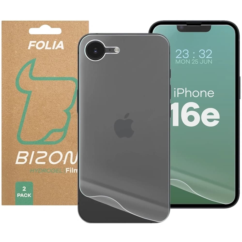 Bizon Glass Hydrogel Pack Apple iPhone 17e / 16e - 1