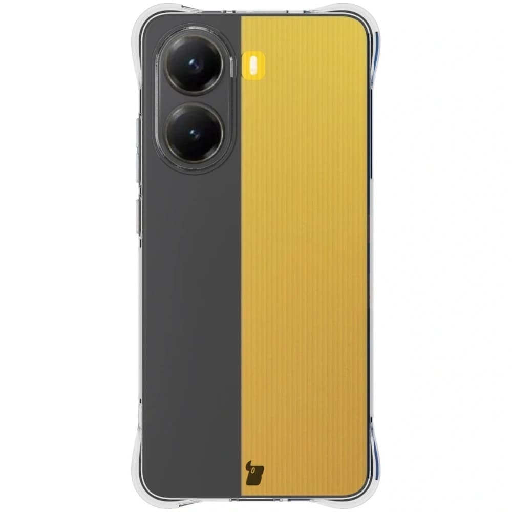 Bizon Case Clear Pack Hülle + 2x Displayschutzglas Xiaomi POCO X7 Pro - 2