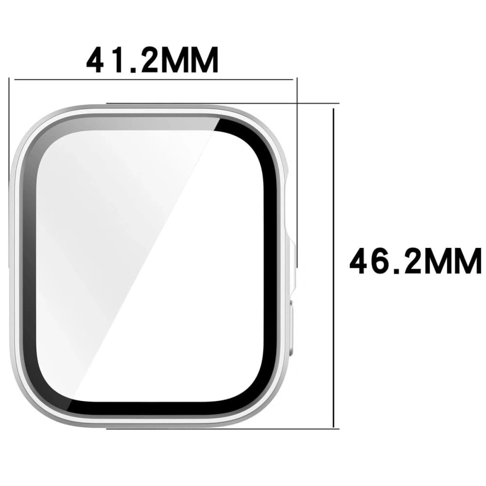 Bizon Case+Glass Watch Huawei Watch Fit 4 satin silver - 3