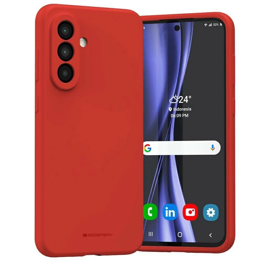 Mercury Silikonhülle Samsung Galaxy A56 rot - 1