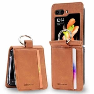 Mercury Basic Diary Case Samsung Galaxy Z Flip 6 / 7 FE light brown