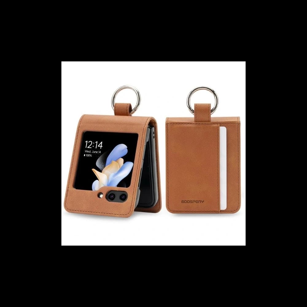 Mercury Basic Diary Case Samsung Galaxy Z Flip 6 / 7 FE light brown - 2