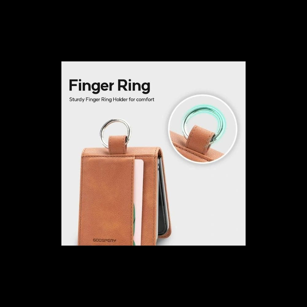 Mercury Basic Diary Case Samsung Galaxy Z Flip 6 / 7 FE light brown - 3