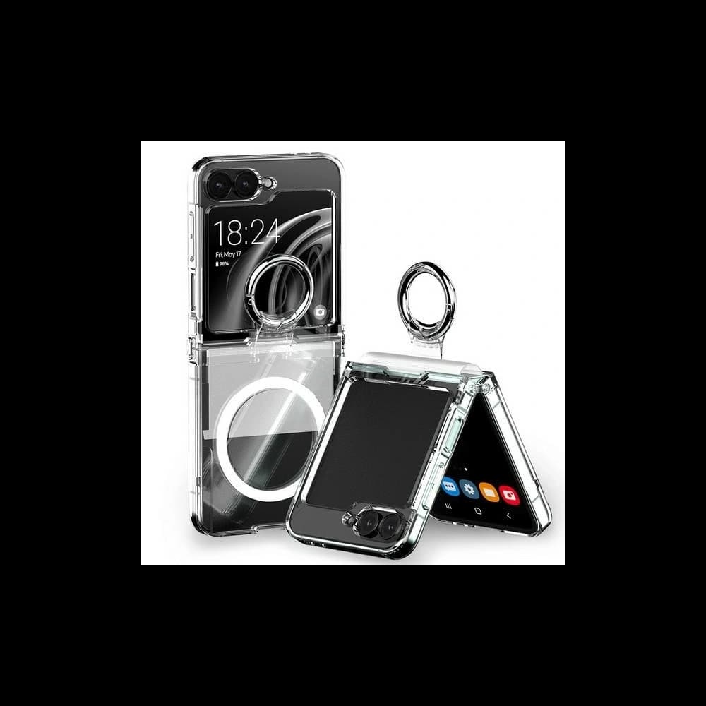 Mercury MagSafe Pro Ring Case Samsung Galaxy Z Flip 6 / 7 FE clear - 1