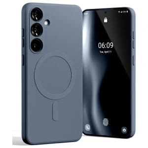 Mercury MagSafe Semi-Silikonhülle Samsung Galaxy S24 FE navyblau