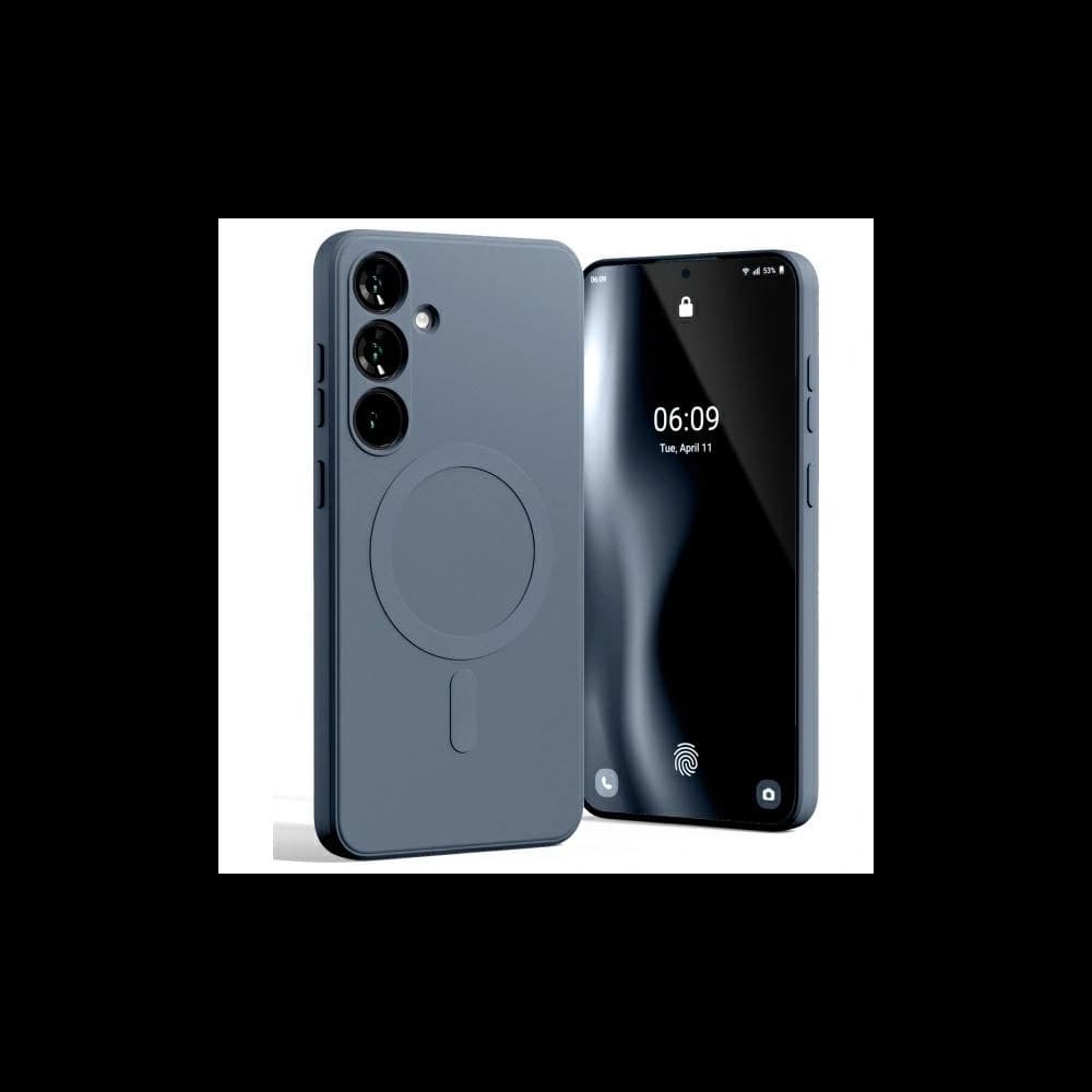 Mercury MagSafe Semi-Silikonhülle Samsung Galaxy S24 FE navyblau - 1