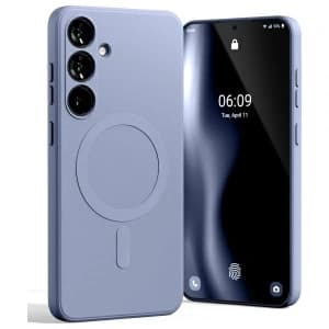 Mercury MagSafe Semi-Silikon-Hülle Samsung Galaxy S24 FE Lavendel