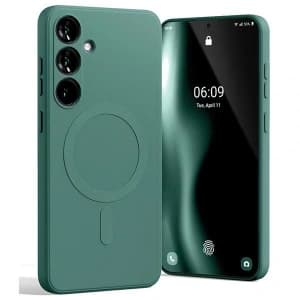 Etui Mercury MagSafe Semi-Silicone do Samsung Galaxy S24+ Plus zielony