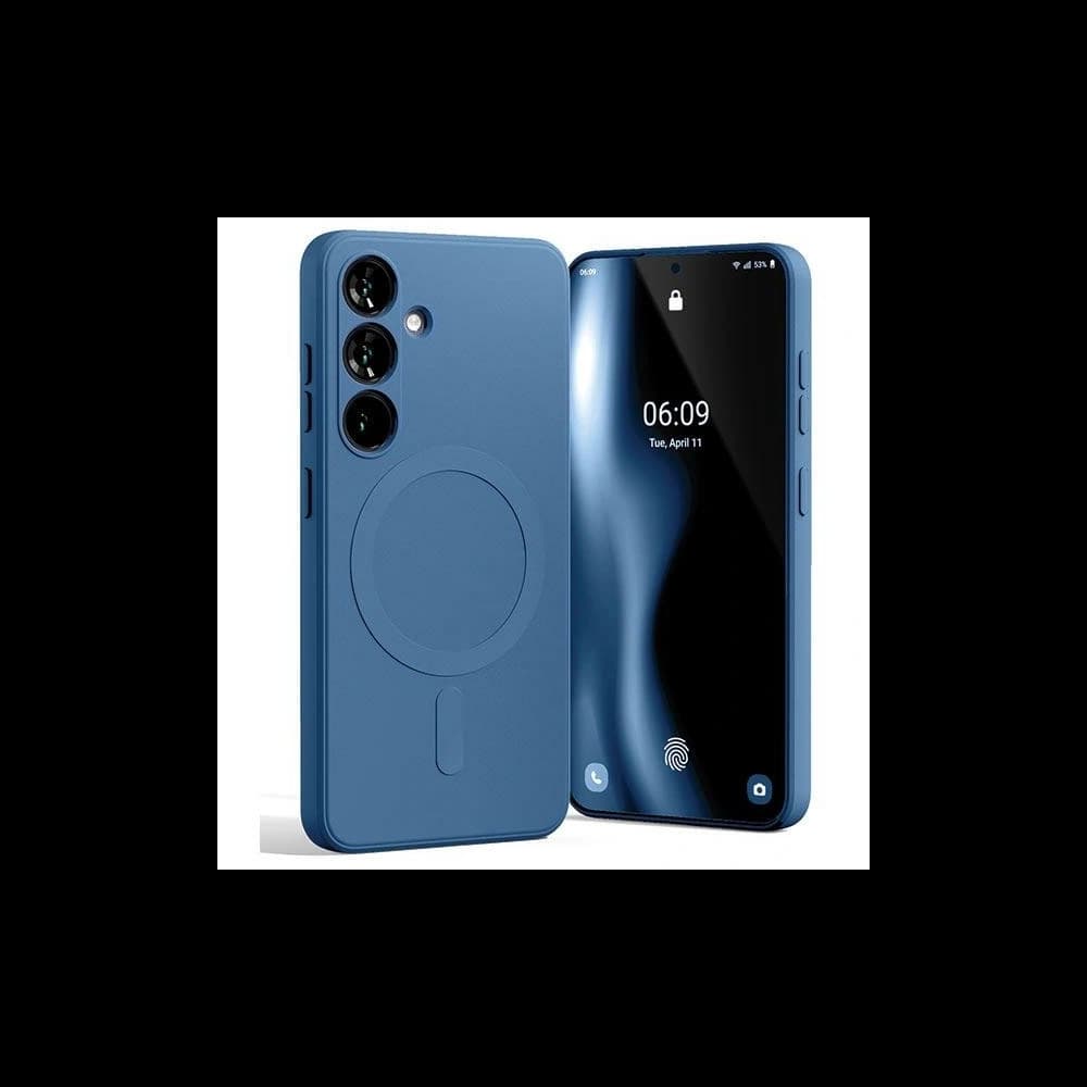 Mercury MagSafe Semi-Silikon-Hülle Samsung Galaxy S24 blau - 1